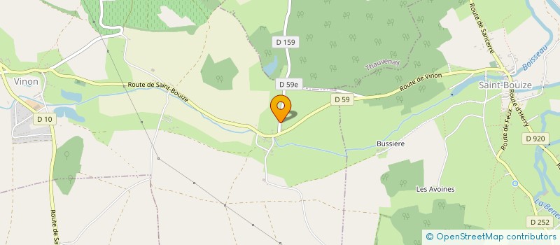 localisation de l'entreprise SOCIETE CIVILE DE MOYENS DE MESDAMES EDITH VATAN MARIE CHRISTINE BEDU FRANCOISE POUZET INFIRMIERES  THAUVENAY