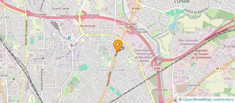 localisation de l'entreprise SOCIETE CIVILE DE MOYENS DELGAL-LELONG à TOULOUSE