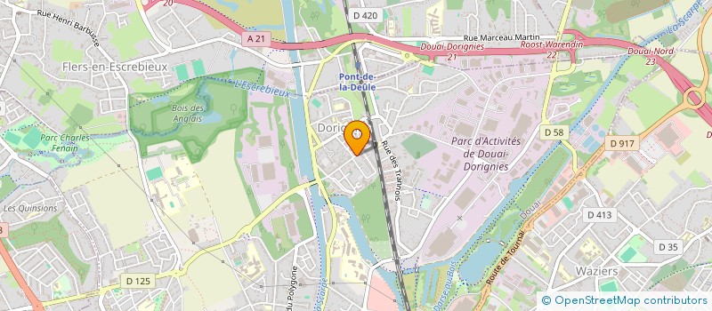 localisation de l'entreprise SOCIETE CIVILE DE MOYENS DELPIERRE - DEWILDE à DOUAI