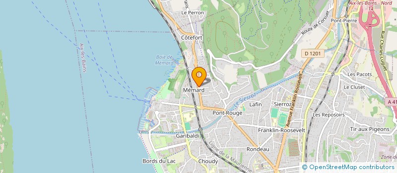 localisation de l'entreprise SOCIETE CIVILE DE MOYENS DENT'IN à AIX-LES-BAINS