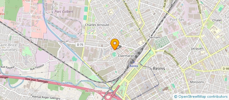 localisation de l'entreprise SOCIETE CIVILE DE MOYENS DENTAIRE DE COURCELLES  REIMS