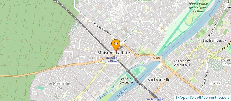 localisation de l'entreprise SOCIETE CIVILE DE MOYENS DENTAIRE SOUSSAN à MAISONS-LAFFITTE