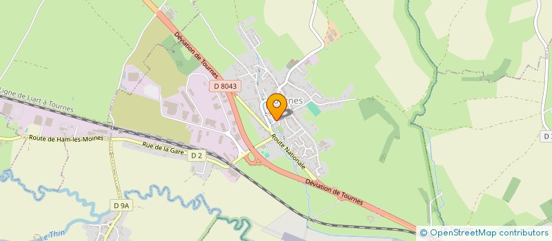 localisation de l'entreprise SOCIETE CIVILE DE MOYENS DENTAIREVES à TOURNES