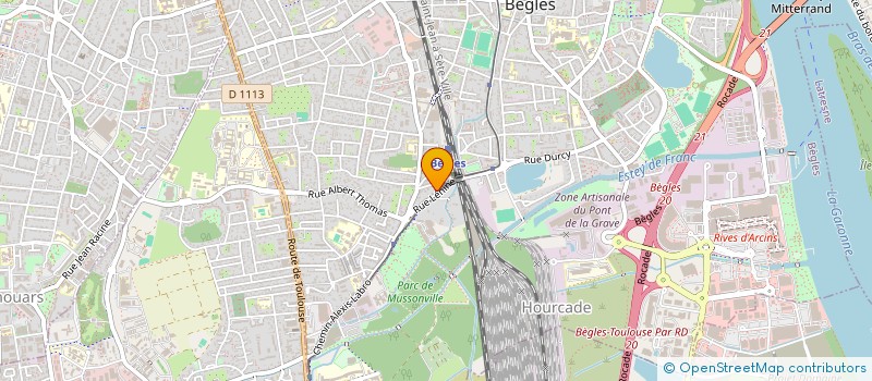 localisation de l'entreprise SOCIETE CIVILE DE MOYENS DES DOCTEURS BAGATE, RAYNAUD ET FOURNIER à BEGLES