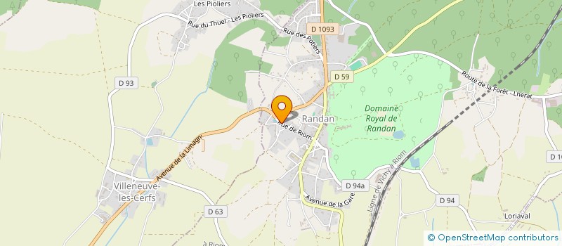 localisation de l'entreprise SOCIETE CIVILE DE MOYENS DES DOCTEURS BAYERON - VIALLES  RANDAN