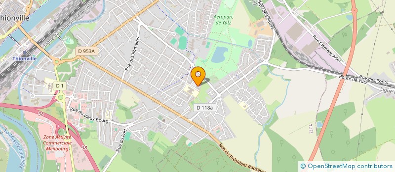 localisation de l'entreprise SOCIETE CIVILE DE MOYENS DES DOCTEURS BODART- POUYET- RONCALLI à YUTZ