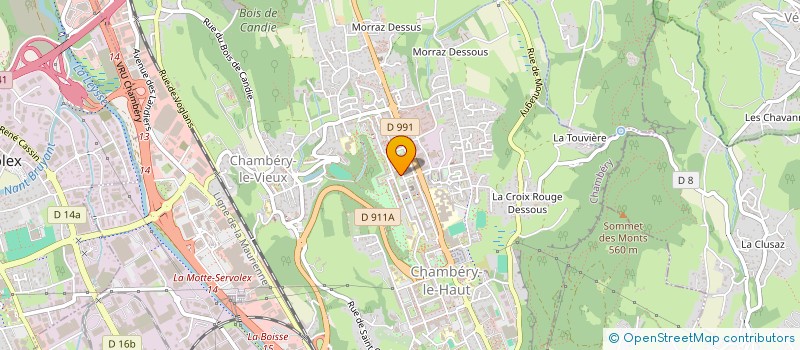 localisation de l'entreprise SOCIETE CIVILE DE MOYENS DES DOCTEURS BONNIN-ROUQUETTE à CHAMBERY