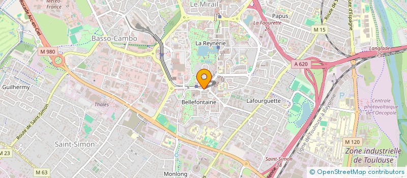 localisation de l'entreprise SOCIETE CIVILE DE MOYENS DES DOCTEURS BOURCIER PAYROS TRIKI TRAN MELIANI à TOULOUSE