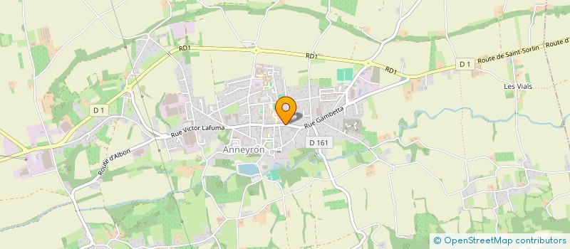 localisation de l'entreprise SOCIETE CIVILE DE MOYENS DES DOCTEURS CAPPEAU ET BIZOUARD  ANNEYRON