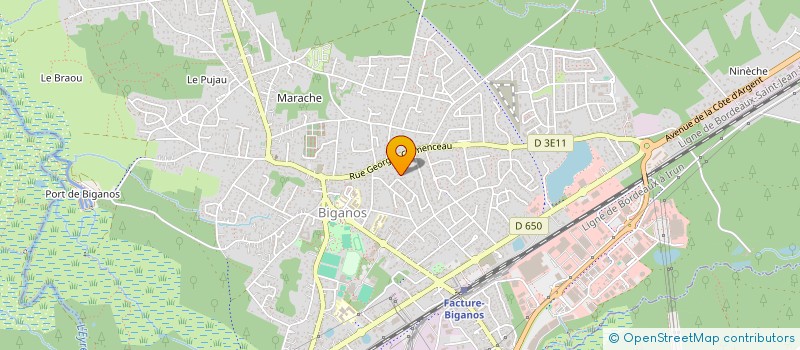 localisation de l'entreprise SOCIETE CIVILE DE MOYENS DES DOCTEURS DALLOT DIAGNE EPAILLY PARMENTIER PECHARD THEODORE  BIGANOS