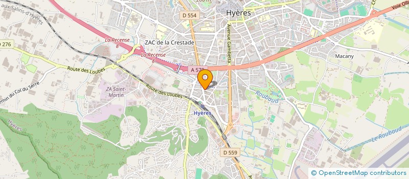 localisation de l'entreprise SOCIETE CIVILE DE MOYENS DES DOCTEURS DITTO ET SCHIANO  HYERES