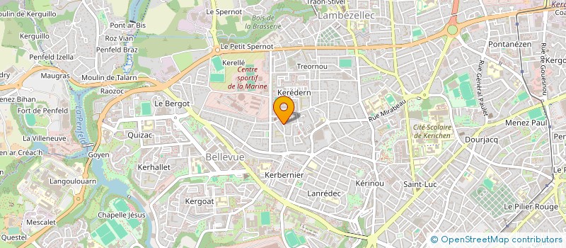 localisation de l'entreprise SOCIETE CIVILE DE MOYENS DES DOCTEURS FAUCHE, LE REST, PASQUIER ET CRENN à BREST