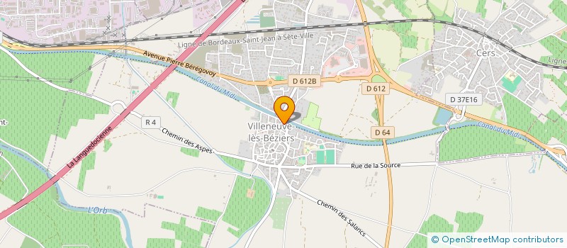 localisation de l'entreprise SOCIETE CIVILE DE MOYENS DES DOCTEURS FOUILHE JEAN ET CHU BA DAT à VILLENEUVE-LES-BEZIERS