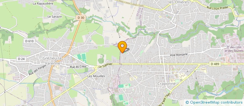 localisation de l'entreprise SOCIETE CIVILE DE MOYENS DES DOCTEURS FUMET, JACQUET ET RENARD à SAINT-GENIS-LES-OLLIERES