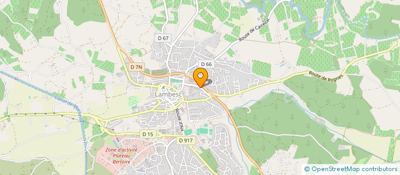 localisation de l'entreprise SOCIETE CIVILE DE MOYENS DES DOCTEURS GACHON-BUFFET ET LEVY-ROY  LAMBESC