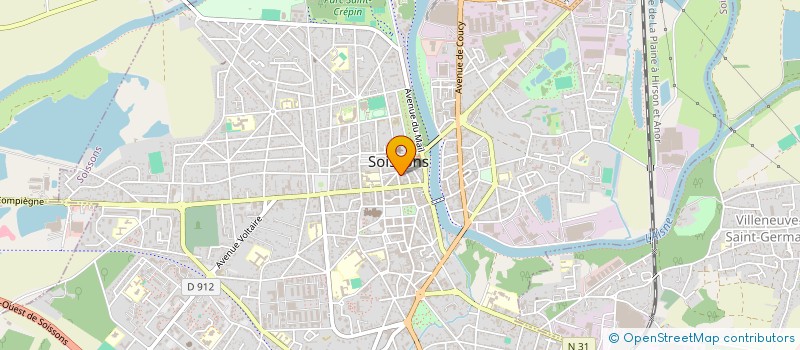 localisation de l'entreprise SOCIETE CIVILE DE MOYENS DES DOCTEURS GAUTIER- MASSELIN à SOISSONS