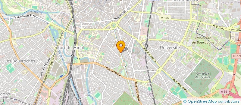 localisation de l'entreprise SOCIETE CIVILE DE MOYENS DES DOCTEURS GEYNET, DAVID ET DROUILLARD à DIJON