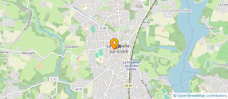localisation de l'entreprise SOCIETE CIVILE DE MOYENS DES DOCTEURS HURTREL ET MARCHAL à LA CHAPELLE-SUR-ERDRE