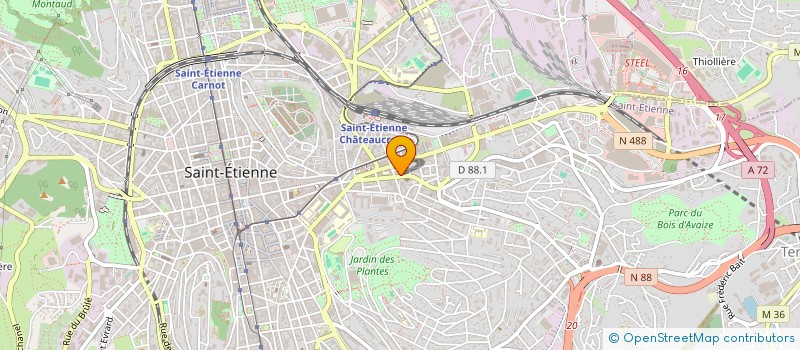 localisation de l'entreprise SOCIETE CIVILE DE MOYENS DES DOCTEURS JOURNET ET DEJOB  SAINT-ETIENNE