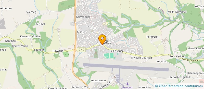 localisation de l'entreprise SOCIETE CIVILE DE MOYENS DES DOCTEURS KERNOURS-LE BIAVANT  PLUGUFFAN