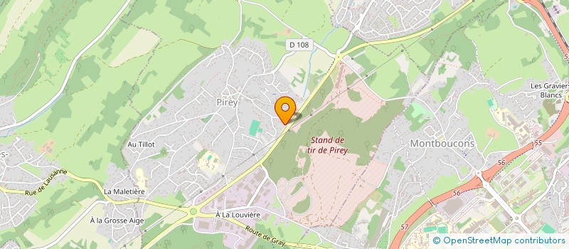 localisation de l'entreprise SOCIETE CIVILE DE MOYENS DES DOCTEURS LANDRY, HEITZ, RIGOULOT ET LEC  PIREY