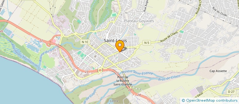 localisation de l'entreprise SOCIETE CIVILE DE MOYENS DES DOCTEURS LEBOUVIER ET PIOT à SAINT-LOUIS