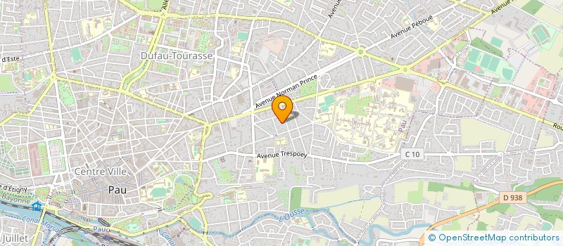 localisation de l'entreprise SOCIETE CIVILE DE MOYENS DES DOCTEURS LEGRAND ET ALGUEMI à PAU