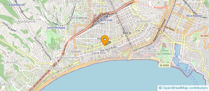 localisation de l'entreprise SOCIETE CIVILE DE MOYENS DES DOCTEURS LUC PERES ET CLEMENT BAUDOIN - CHIRURGIENS DENTISTES à NICE