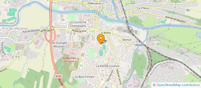 localisation de l'entreprise SOCIETE CIVILE DE MOYENS DES DOCTEURS MAHAVORY ET MAZARS à CHARLEVILLE-MEZIERES