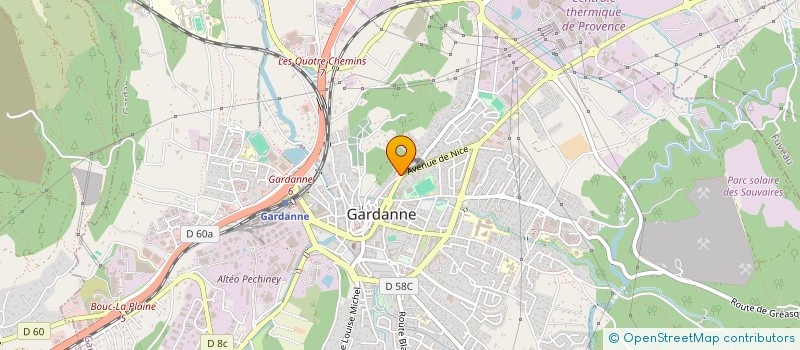 localisation de l'entreprise SOCIETE CIVILE DE MOYENS DES DOCTEURS MERCURI - RONCIN - IMBAULT à GARDANNE