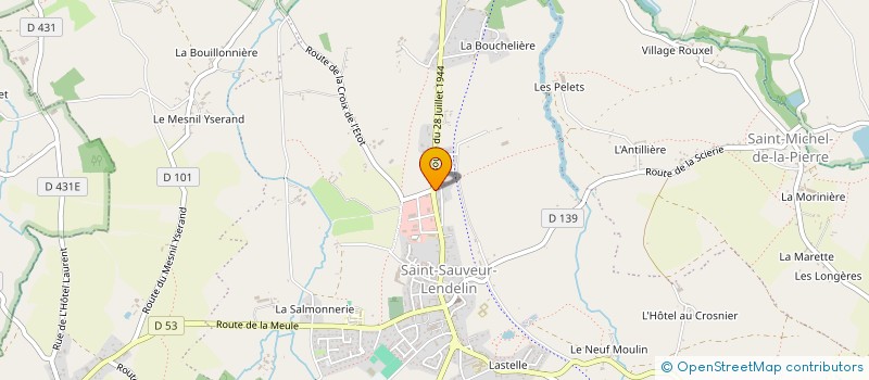 localisation de l'entreprise SOCIETE CIVILE DE MOYENS DES DOCTEURS RIBET, DUHEM ET DANJOU  SAINT-SAUVEUR-VILLAGES