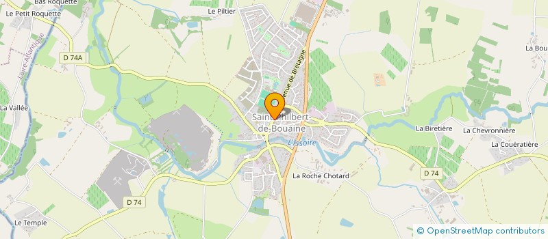 localisation de l'entreprise SOCIETE CIVILE DE MOYENS DES DOCTEURS SANDERS ET COLLEN à SAINT-PHILBERT-DE-BOUAINE