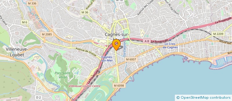 localisation de l'entreprise SOCIETE CIVILE DE MOYENS DES DOCTEURS SUAVET ET ESSAYAGH à CAGNES-SUR-MER