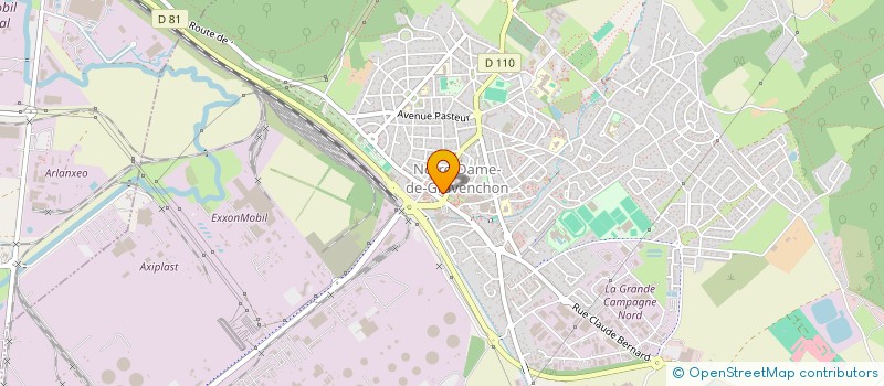 localisation de l'entreprise SOCIETE CIVILE DE MOYENS DES DOCTEURS THIBIER ET TRICARD  PORT-JEROME-SUR-SEINE