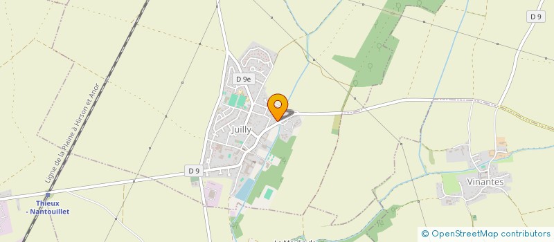 localisation de l'entreprise SOCIETE CIVILE DE MOYENS DES DOCTEURS TORRAS ET BARRIER  JUILLY