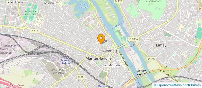 localisation de l'entreprise SOCIETE CIVILE DE MOYENS DES DOCTEURS VESSE  MANTES-LA-JOLIE