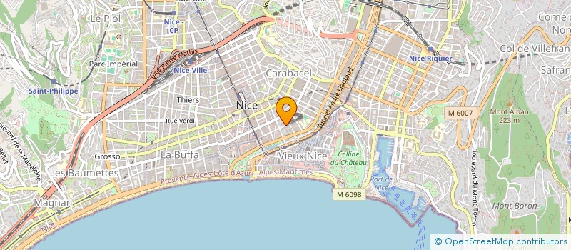 localisation de l'entreprise SOCIETE CIVILE DE MOYENS DES DOCTEURS VITETTA ET POCHET à NICE
