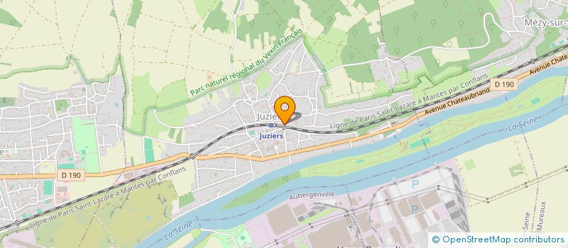 localisation de l'entreprise SOCIETE CIVILE DE MOYENS DES DRS DEMOINET LAURENCE ET MARCILLAUD PATRICK  JUZIERS