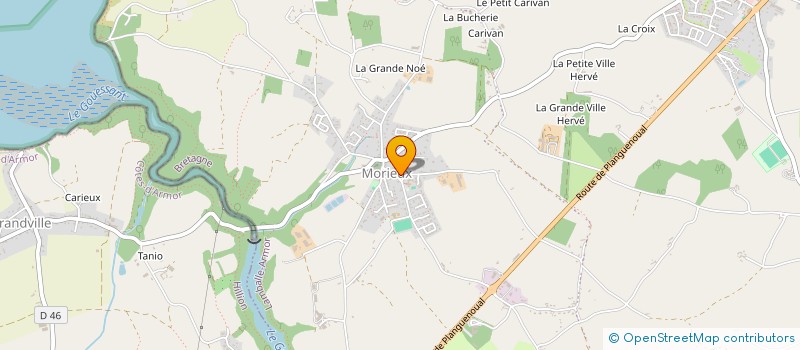 localisation de l'entreprise SOCIETE CIVILE DE MOYENS DES INFIRMIERES CLERC - CLOAREC - PERRET  LAMBALLE-ARMOR