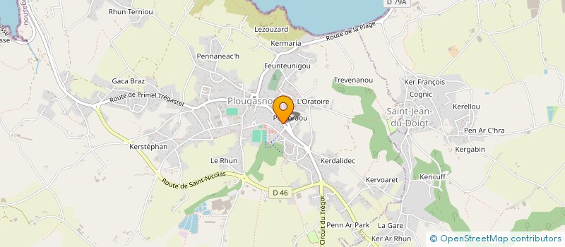 localisation de l'entreprise SOCIETE CIVILE DE MOYENS DES INFIRMIERS LE BORGNE - FLAMANC - MATHIEU - LIVOLANT - BARAZER - MURLA - MORVAN  PLOUGASNOU