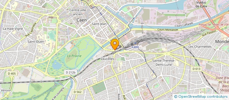 localisation de l'entreprise SOCIETE CIVILE DE MOYENS DES MEDECINS DE VAUCELLES à CAEN