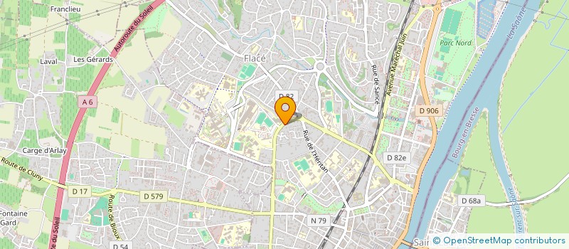 localisation de l'entreprise SOCIETE CIVILE DE MOYENS DES NEUF CLES à MACON