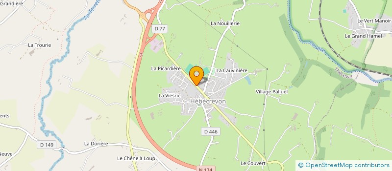 localisation de l'entreprise SOCIETE CIVILE DE MOYENS DES SPECIALISTES DU CENTRE MANCHE  THEREVAL