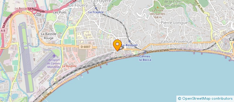 localisation de l'entreprise SOCIETE CIVILE DE MOYENS - DIAMOND SCHOOL  CANNES