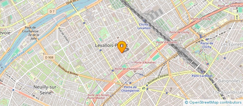 localisation de l'entreprise SOCIETE CIVILE DE MOYENS DOCTEURS 40 WILSON à LEVALLOIS PERRET