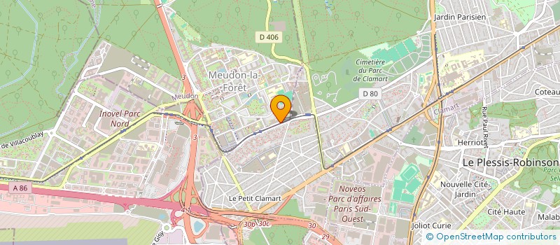 localisation de l'entreprise SOCIETE CIVILE DE MOYENS DOCTEURS AUDOUIN BEST CARDOT DUBOSQ  MEUDON