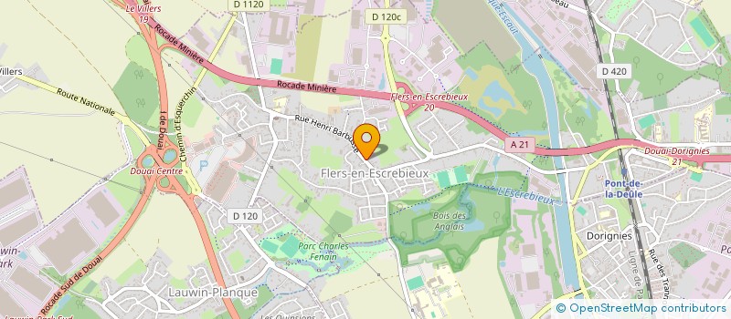 localisation de l'entreprise SOCIETE CIVILE DE MOYENS DOISY-DJELTI  FLERS-EN-ESCREBIEUX