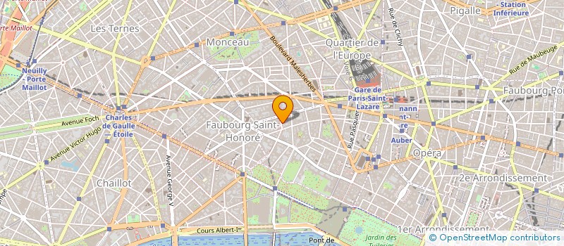 localisation de l'entreprise SOCIETE CIVILE DE MOYENS DU 6 AVE DELCASSE  PARIS