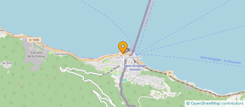 localisation de l'entreprise SOCIETE CIVILE DE MOYENS DU BELVEDERE  SAINT GINGOLPH