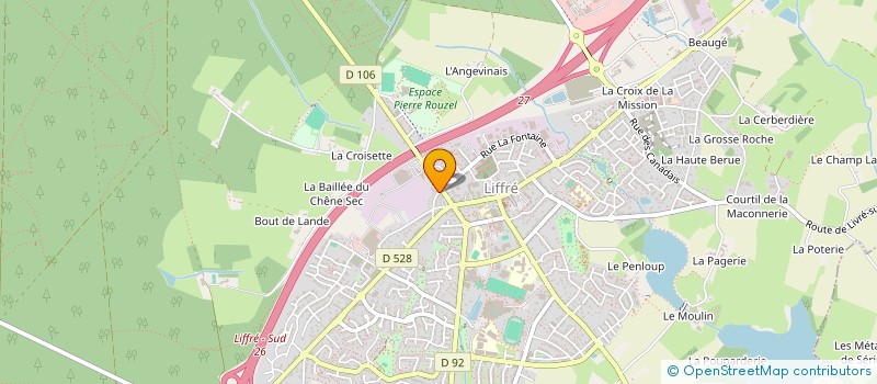 localisation de l'entreprise SOCIETE CIVILE DE MOYENS DU CABINET D'INFIRMIERES JACQUES CARTIER  LIFFRE